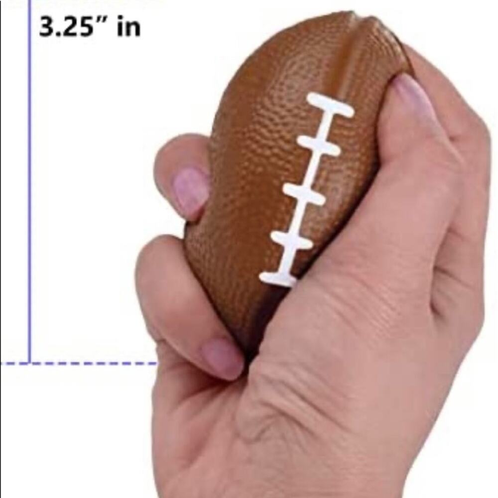 2 Mini Foam Football Stress Balls